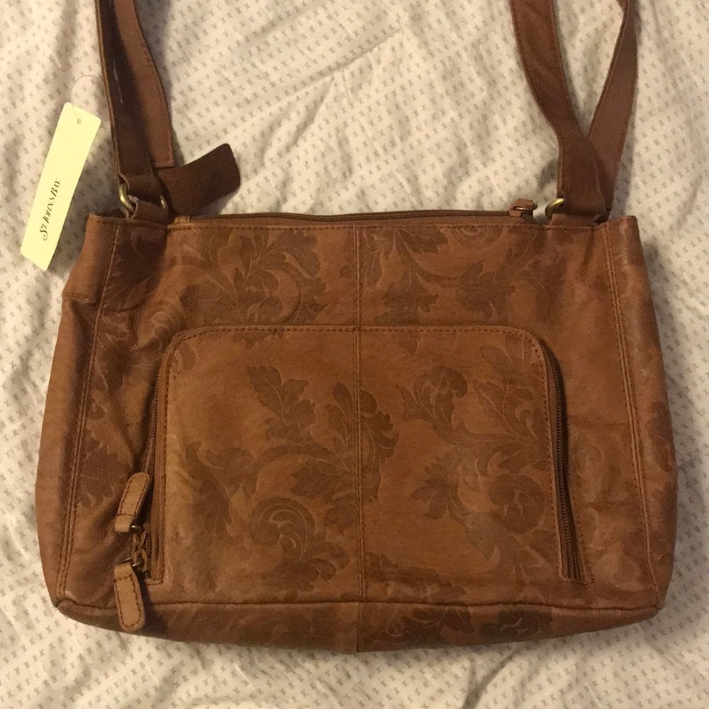 St. John’s Bay Leather Purse NWT